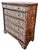 A magnificent late 19th-century Syrian highboy dresser with natural marble top, exquisitely handcrafted in Damascus and...