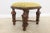 Modern Pair Modern Print Upholstered Continental Stools For Sale - Image 3 of 9