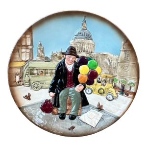 Royal Doulton the Balloon Man Collector Plate – English Porcelain Decor