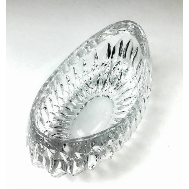 Clear Crystal Carved Vessel/Bowl for Plants, Flowers or Fruit For Sale - Image 9 of 13