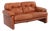 Brown Leather Coronado 2-Seater Sofa by Tobia Scarpa for B&B Italia, Italy, 1960s For Sale