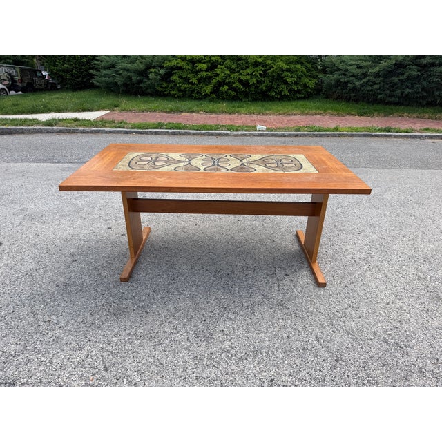 Brown Mid Century Danish Mobler Dining Table For Sale - Image 8 of 10