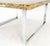 Mid Century Square Granite Top Chrome Base Occasional Coffee Side End Table For Sale - Image 11 of 12