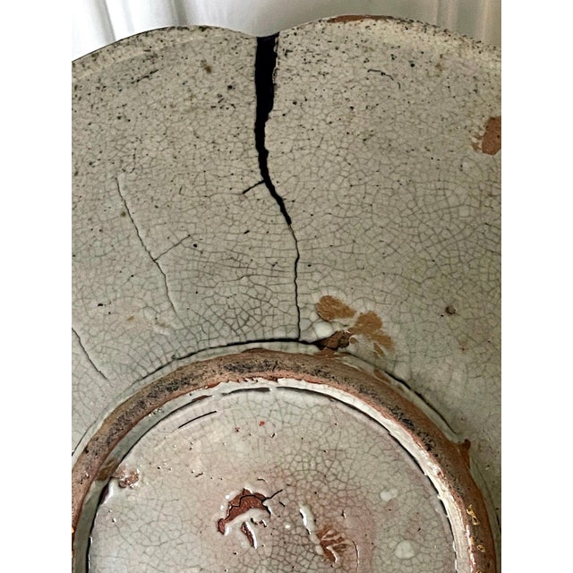 Japanese Seto Mingei Ceramic Plate Ishizara Edo Peorid For Sale - Image 17 of 17