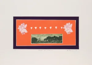 Mireille Kramer, Maison De L'Amour, Etching