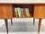 Danish Mid Century Modern Teak Double Sided Desk + Bookcase, 1960's For Sale In New York - Image 6 of 14