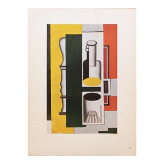 1948 After Fernand Léger "Still Life", First Edition Period Offset Lithograph For Sale