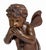 Victor Rousseau (Belgian, 1865-1954) "Cupid", Patinated Bronze Sculpture, early 20th century, the standing draped figure...