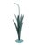 Metal Vintage Painted Metal Daffodil Floor Lamp, England, 1920s For Sale - Image 7 of 7