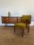 Vintage Danish Teak Chair with Green Fabric, 1970 For Sale - Image 9 of 18