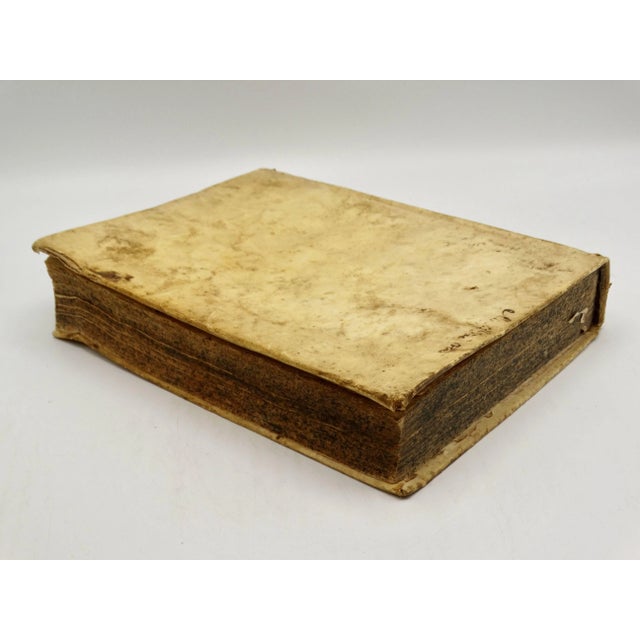 Early 18th Century 18th-Century Italian Vellum Volume Book For Sale - Image 5 of 8