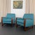 This pair of outstanding lounge armchairs were made in the style of the beloved American designer Adrian Pearsall founder...