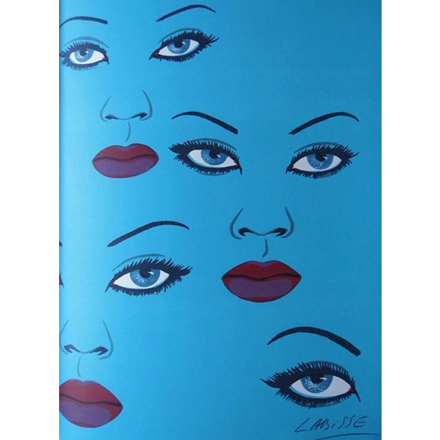 Artist: Félix Labisse Country: France Title: Avec qui Medium: Original Lithograph Marks: Pencil Signed Paper: Rives vellum...