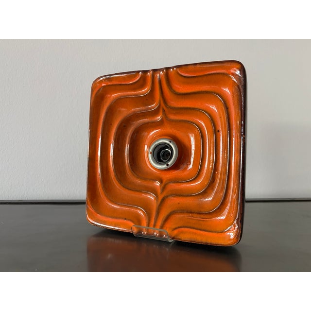 Pop Art Cubic Ceramic Wall Lamp from Pan Keramik, 1970s For Sale - Image 3 of 18