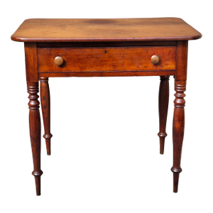 Late Federal Style Cherry Side Table, Circa 1st Quater 19th Century