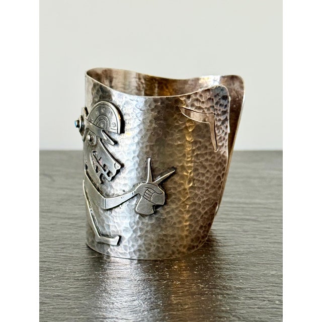 A bespoken large sculptural sterling silver bracelet by Graziella Laffi (1923-2009), Lima, Peru, circa 1960-70s. The...
