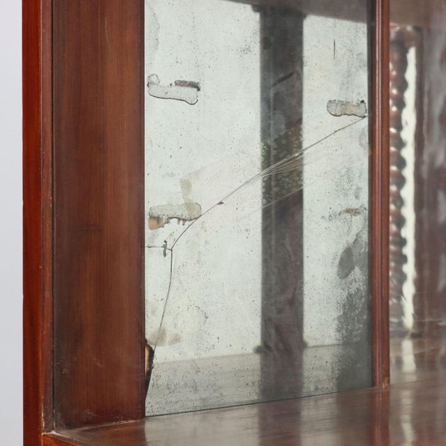 Wood Italian Louis Philippe Display Cabinet in Mahogany, 1800s For Sale - Image 7 of 12
