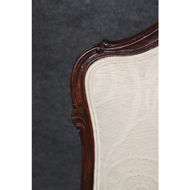 Set of 12 French Tall Back Louis XV Style Mid 20th C Carved Dining Chairs For Sale - Image 13 of 14