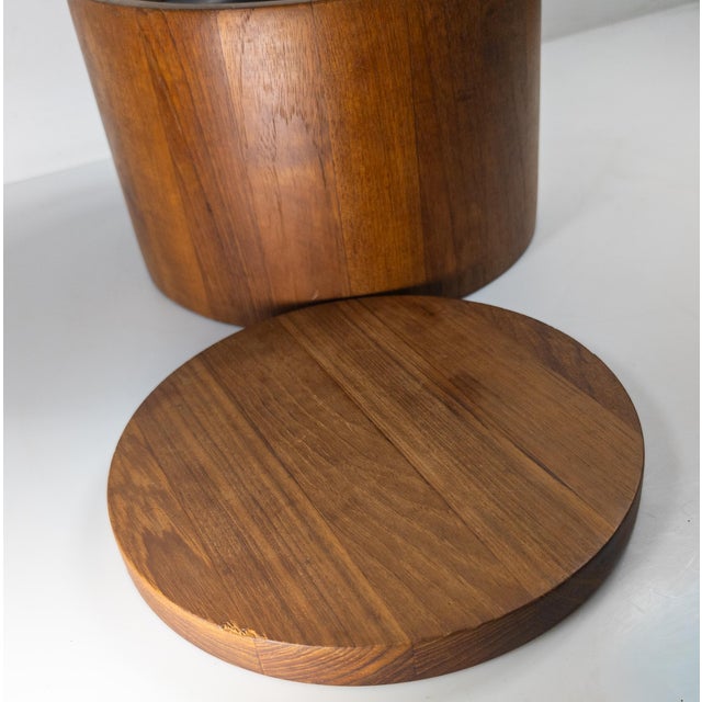 Mid-Century Danish Modern Teak Ice Bucket by Dansk For Sale - Image 10 of 13