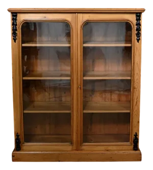 Pine Display Cabinet, 1920s