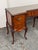 Brown American Tiger Mahogany Desk/Vanity, Circa 1920's For Sale - Image 8 of 12