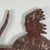 Epic 19th Century Indian Chief Trade Sign, Carved Wood in Painted Salmon Color For Sale - Image 14 of 14