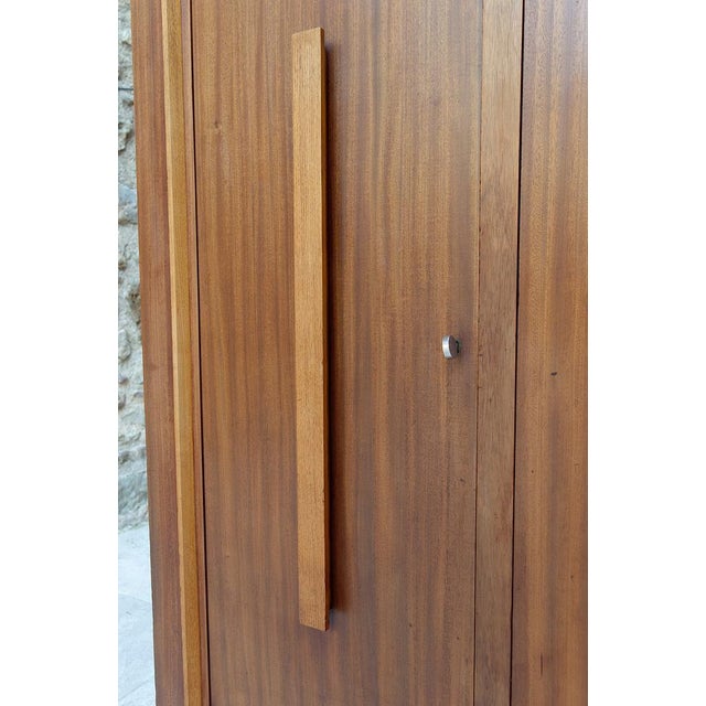 Modernist Art Deco Bookcase / Cabinet attributed to Auguste Vallin, France, 1930s For Sale - Image 15 of 18