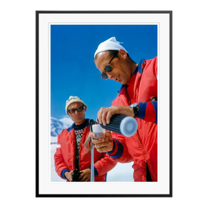 Toni Frissell 'Haute Route Drink Stop' Archival Pigment Print Framed in Black