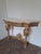 Wood Antique French Giltwood Console Table with Marble, 1860 For Sale - Image 7 of 7