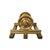 Vintage Brass Railway Wheelset Display Model Paper Press, 1920s For Sale - Image 4 of 10