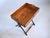 Wood 19th Century English Tiger Oak Butler's Tray Table For Sale - Image 7 of 15