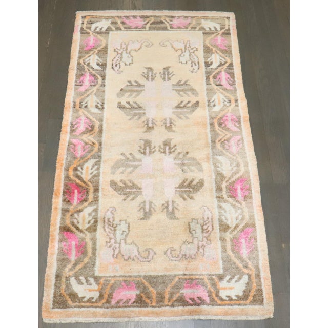 Vintage Zabihi Collection Tibetan Rug - 2'8" x 4'11" For Sale - Image 4 of 6