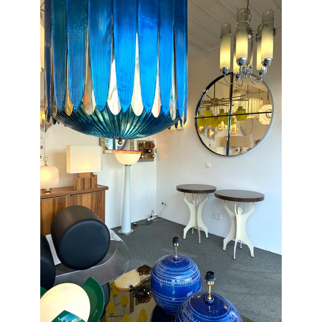 2000 - 2009 Pair of Character Side Tables Lacquered Wood and Metal. Italy, 2000s For Sale - Image 5 of 12