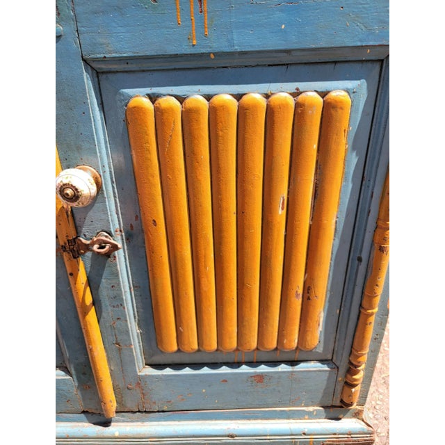 1970s Vintage Farmhouse Style Kitchen Cabinet For Sale - Image 16 of 18