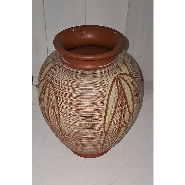 Vintage German Handmade Ceramic Vase, 1960s, in Very Good conditions. Designed 1960 to 1969
