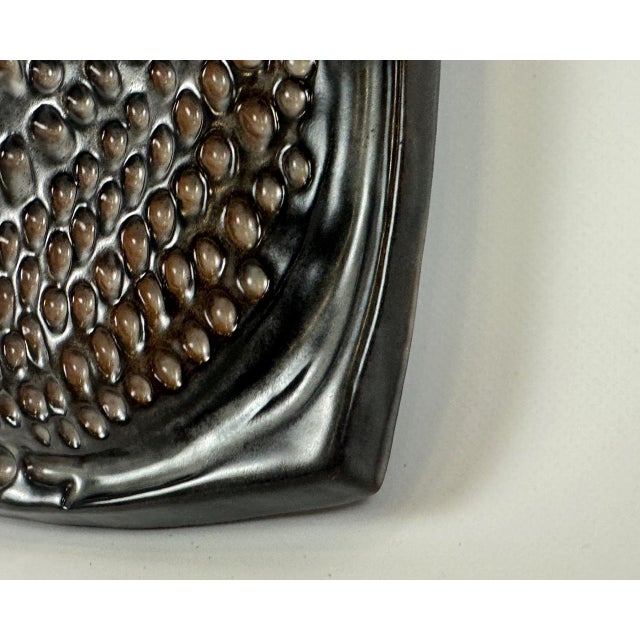 Ceramic Ceramic Wall Plaque with Bird from Gabriel, Sweden, 1960s For Sale - Image 7 of 9