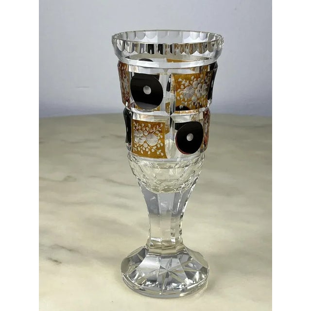 Vintage Italian Hand-Worked Glass in Murano Glass, 1980s For Sale - Image 8 of 9