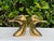 Mid-Century Modern Vintage Brass Abstract Duck Bookends, Pair For Sale - Image 3 of 12