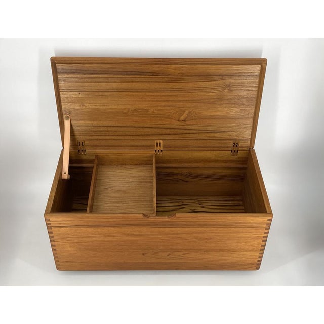Contemporary Chest in Teak with Wheels from Salin Møbler, Denmark, 1960s For Sale - Image 3 of 18