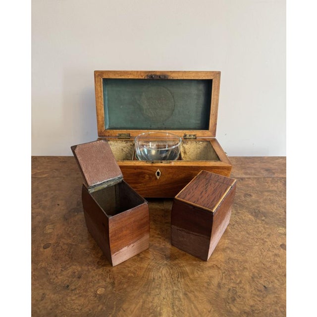 Early 19th Century Fine George III Tea Caddy, 1800s For Sale - Image 5 of 9