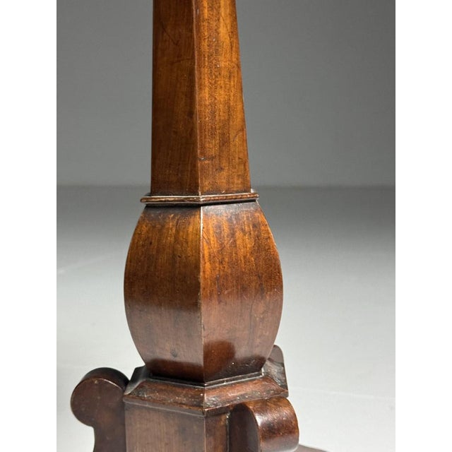 Brown Marquetry Side Table, 1900s For Sale - Image 8 of 18