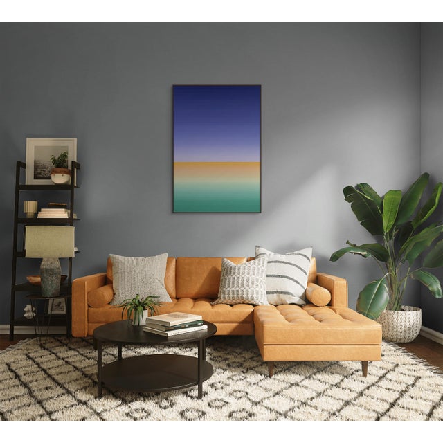 This work will be shipped rolled. Emotional Color Change series combines colour and language to visually represent the...