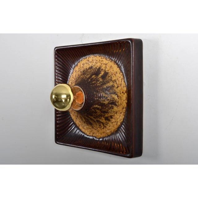 Mid-Century Modern West German Sconce, 1960s For Sale - Image 3 of 6