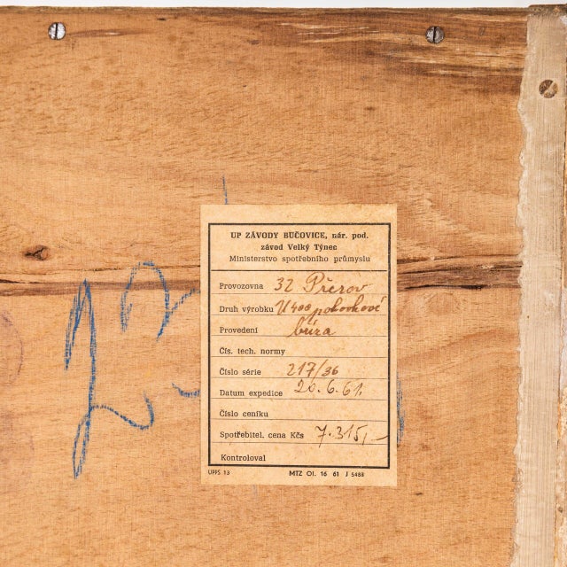 Mid-Century Modern White Door Open Wardrobe from Up Zavody, 1960s For Sale - Image 10 of 11