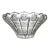 Late 20th Century Bohemian Queen Lace Crystal Cut Bowl For Sale
