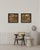 Early 21st Century Pair of Secessionist Reliefs Made After Georg Klimt, Sculptural Golden Bas Relief With Female Profiles, Wall Object For Sale - Image 5 of 18