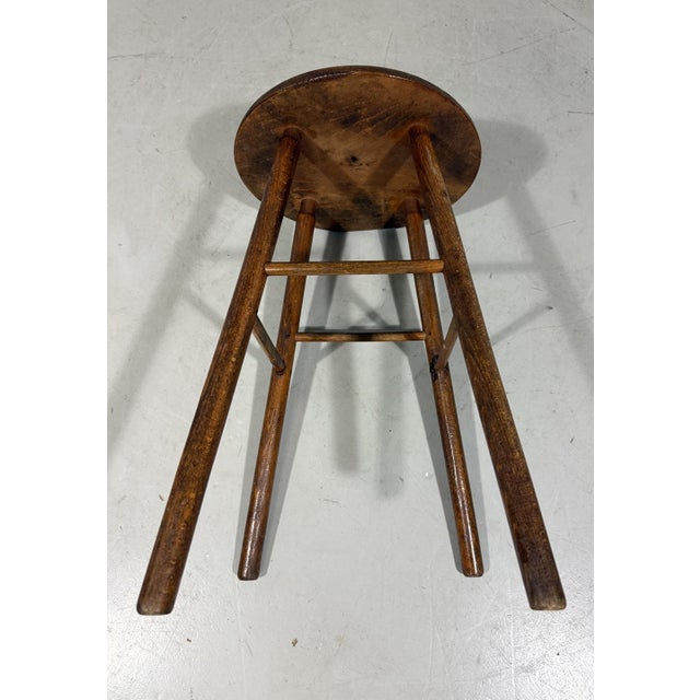 Wood Prodent Toothpaste Promotional Wooden Stool, 1930s For Sale - Image 7 of 10
