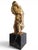 Italian Artist, Gilt Bronze Male Torso on Black Marble Base, 1950s, Bronze For Sale - Image 6 of 13