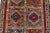 1990s Yalameh Rug 3'5'' X 4'11'' Red Wool Vintage Tribal Hand-Knotted Oriental Carpet For Sale - Image 5 of 12