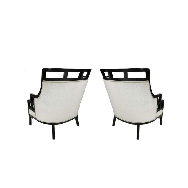 Jay Spectre "Wallis Simpson" Armchairs - A Pair For Sale In Dallas - Image 6 of 10